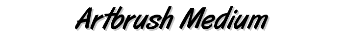 ArtBrush Medium font